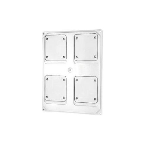 PANNEAU 4 CALOTTES 85x75 BLANC GEWISS GW68748W