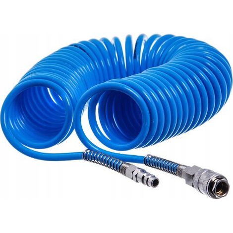 MANGUERA ESPIRAL DE POLIURETANO DE 6,5 x 10 mm, 20 m, NEUMÁTICA PARA COMPRESOR
