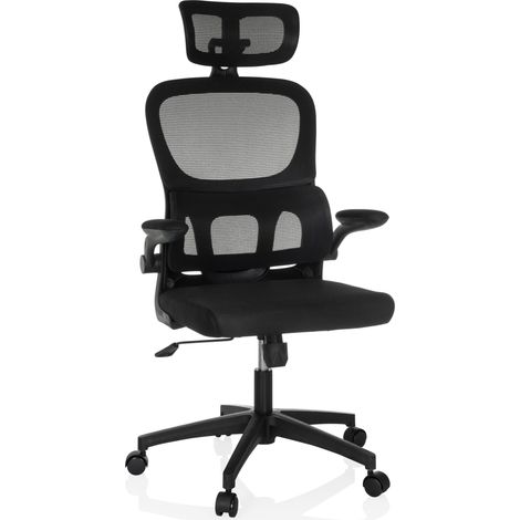 Bürostuhl / Drehstuhl ERGOMY FLEX Sitz Stoff / Rücken Netzstoff schwarz mybuero (1/5)