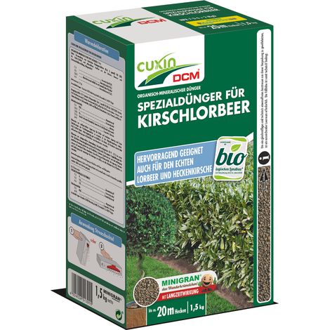 CUXIN DCM Spezialdünger für Kirschlorbeer 1,5kg