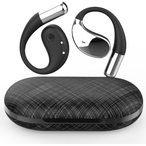 Kabelloser Over-Ear-Bluetooth-Kopfhörer mit KI-Simultanübersetzung und extrem langer Akkulaufzeit, OWS-Sportkopfhörer – Q39 schwarz (ohne Übersetzungsfunktion) (1/3)