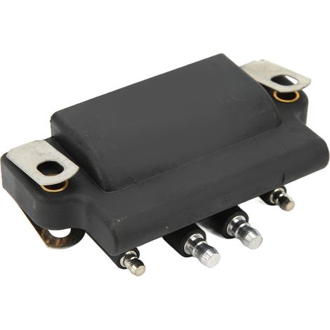 Bobine d'allumage à double fil 0583740 de remplacement pour moteurs Johnson Evinrude 2 CV, 2,3 CV, 2,5 CV, 3 CV, 3,3 CV, 4 CV, 6 CV, 8 CV et 9,9 CV. (1/5)