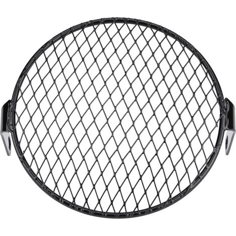 Yctze pour masque lunette cafe racer pour grille phare Couverture de gril de phare, masque de couverture de gril rond de phare côté moto 6,5 "pour Cruiser Chopper Racer (Trois (1/5)