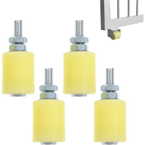 Galets De Guidage Pour Portail Coulissant Rouleaux De Porte En Nylon Bloc De Poulie Résistant (1/5)