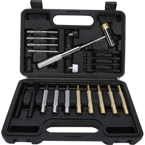 Kit de 21 Poinçons Ronds pour Installation Mécanique, Outillage de Maintenance avec Boîte de Rangement (1/5)