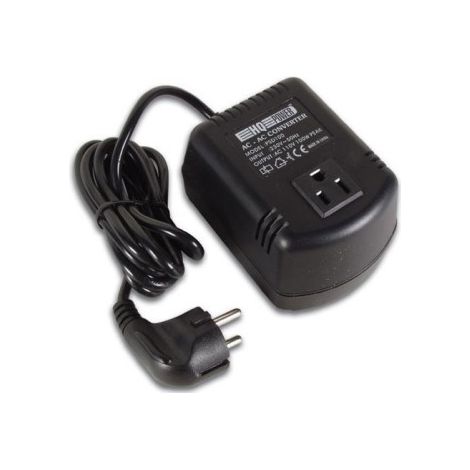 Convertisseur de tension 230V à 110V 100W – Tension d'entrée 200-240VAC – Charge max 100W – Compact pour usage professionnel – M-E