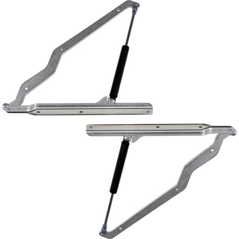200N 2xVérin à gaz à piston hydraulique Charnière à piston hydraulique Support de fermeture Compatible avec Store It Out Premier XL Grande Store Jumbo Abri de jardin extérieur (1/5)