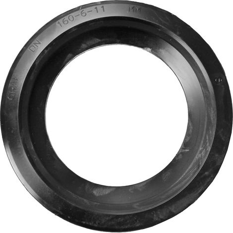 Spezialdichtung DN160, schwarz Tankwandstärke 6 - 11 mm
