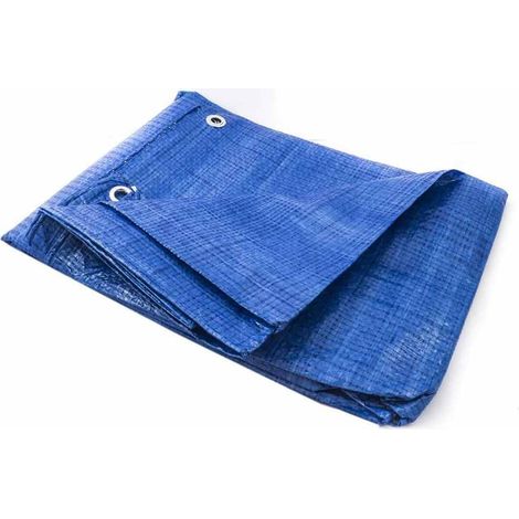 Telo Copertura Piscina Barca Giardino Anti Pioggia Telone di Protezione Blu 130 gr polietilene con Occhielli per Auto Moto Camper Telo Campeggio Multiuso 200X300 cm (1/3)