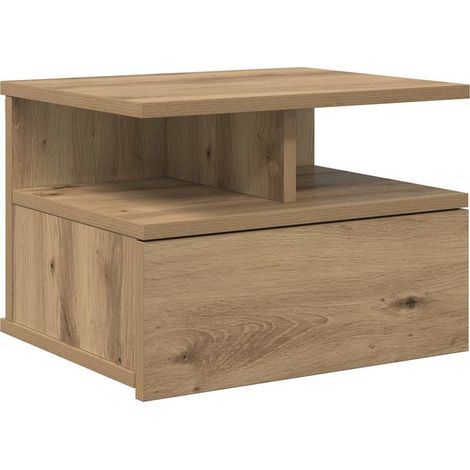 Maison Exclusive - Schwebender Nachttisch Artisan-Eiche 40 x 31 x