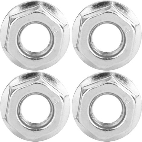 Lot de 100 écrous à embase hexagonale en acier inoxydable 304 pour l'industrie mécanique, M8 (1/5)