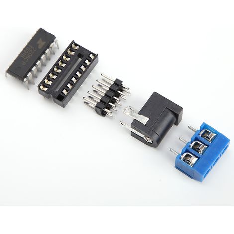 XR2206 Hochpräzisions-Signalgenerator: Ersatzteile für den Selbstbau mit Gehäuse und Funktionsgenerator 2206CP (Teile + Gehäuse + Bedienungsanleitung) (1/4)