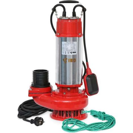 IBO SWQ 1500 PRO Flutpumpe Tauchpumpe bis zu 80m³/h 230V 1500W mit Schwimmerschalter