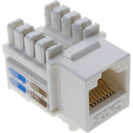 BeMatik - Keystone RJ45 femelle à TB110 UTP Cat.6 (1/5)