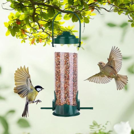Durable Plastic Bird Feeder  Universal Feeding Tool for Parrots & Small Pet Birds (1/5)