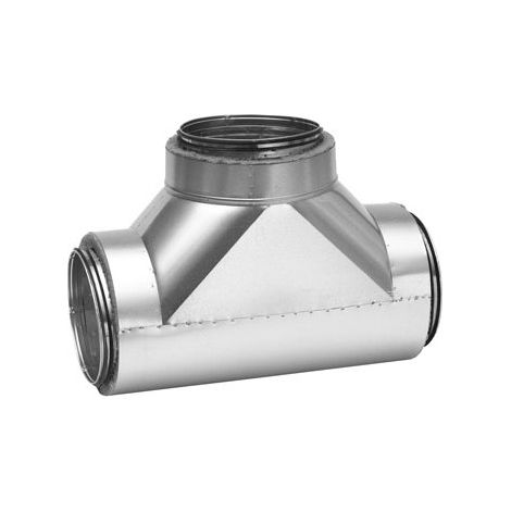 Té droit circulaire galva isol D1450mm D2450mm Angle 90° Ep. Isolation25mm NATHER 505744