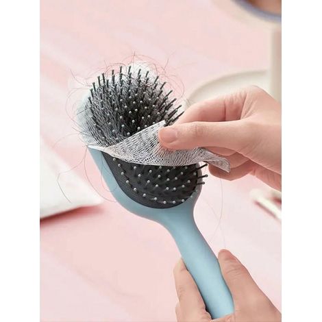 100 Reinigungsnetze für Luftkissenkämme, geeignet für den täglichen Gebrauch zu Hause, Haarstyling-Werkzeuge, Haaraccessoires (1/5)