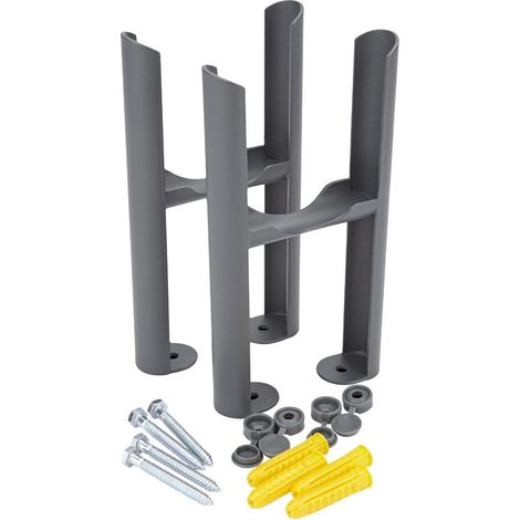 Milano Windsor 3 Column Radiator Floor Mounting Feet Kit - Anthracite