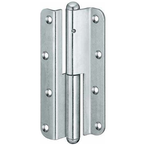 Bisagra galvanizado QF 140 mm ls (por 10)