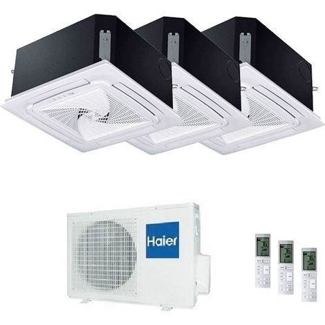 Climatizzatore Haier Trial Cassette 620 12000+12000+12000 3U70S2SR5FA R-32 A++/A 12+12+12