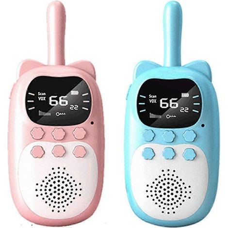Talkies-walkies pour enfants, jouets portables pour enfants, cadeau idéal pour garçons et filles, parfaits pour les jeux d'aventure en intérieur et en extérieur, comme la randonnée. (1/5)