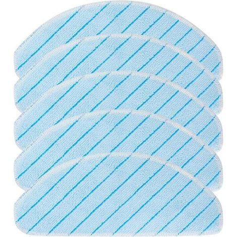 Lot de 5 Chiffons de Nettoyage lavables pour Ecovacs Deebot T9 Series T9 AIVI T9 Pro T9 Max