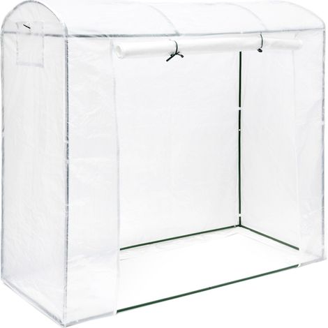 Serre de jardin XL Serres à tomates avec toit rond Grande Serre avec porte H x l x P 170 x 200 x 82 cm, vert (1/5)