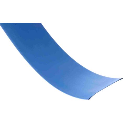 Gaine thermorétractable RS PRO, Dia. 24mm Bleu rétreint 3:1, 3m ( Prix pour Bobine de 3 Mètres ) (1/2)