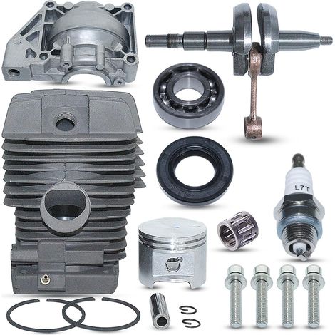 Cylindre avec piston Ø 46 mm kit, pour tronçonneuse Sthil Ms290 Ms310 Ms390 029 039, 11270201217 11270300402 95030030440 96390101743 95120032340 11270212500 90754784735 4007000 (1/5)
