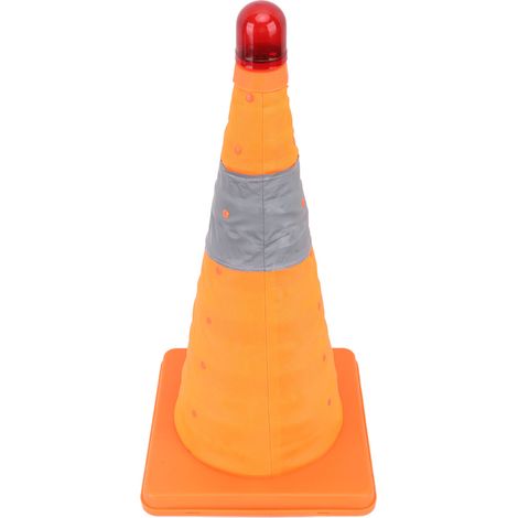 Cône de signalisation réfléchissant à vision nocturne, orientable, pour le stationnement, hauteur maximale de 45 cm. (1/5)