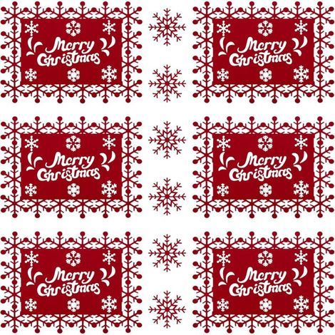 Lot de 12 Sets de Table de Noël Feutre Dessous de Verre de Table Motif Flocon de Neige pour la Décoration de Table de Noël de Vacances d'hiver de Fête de Noël Rouge (1/5)