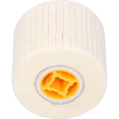 Roue polissage feutre laine – 120x100 mm – tréfilage – acier inoxydable – pièces accessoires (1/5)