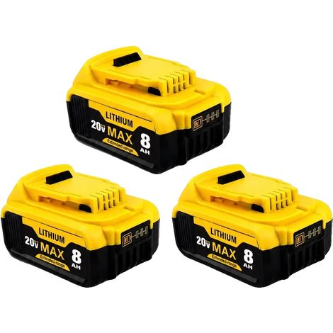 Batteria di ricambio, compatibilità 20V, autonomia prolungata, Polonia-20V Dewalt 8.-c (1/2)