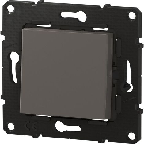 Legrand – Interrupteur va et vient 10A – Bornes automatiques pour câblage rapide – Finition nuage – BTAL01CD (1/5)