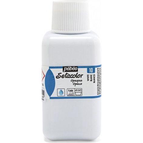 Peinture pour tissu - Pebeo - Setacolor Opaque - 250ml - Blanc - Haute qualité (1/4)