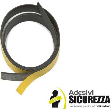 Nastro adesivo magnetico con calamita 10/20/30mm - Larghezza: 20mm(2cm) - Lunghezza: 1 metro (1/3)
