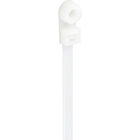 TRU COMPONENTS TC-12814168 Fascetta per cavi 400 mm 7.6 mm Naturale con vite, stabilità chimica 100 pz. (1/2)