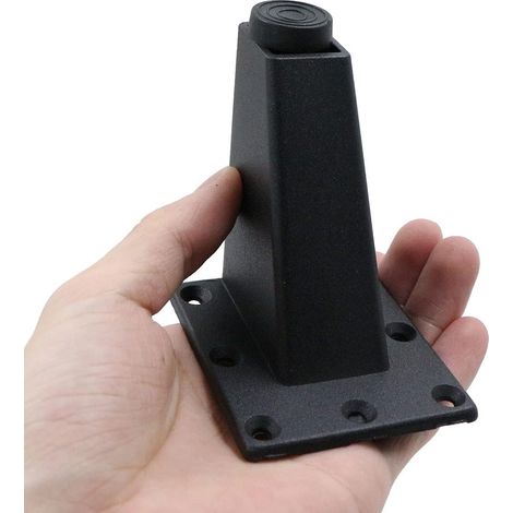 Pieds De Table Meuble Canapé - Convient pour Armoire Table Basse TV Et Autres Meubles Hauteur Réglable Ces 8 X 7 6,3 Cm Robuste Durable Forte Capacité Aluminium Résistant à l'abrasion et Lisse (1/5)