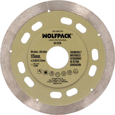 Disco diamantato Ø 115 mm. Materiali di ultima generazione. Segmento da 10 mm. (1/4)