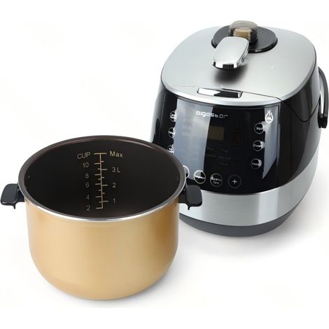 Cuve Intérieure de Rechange pour Autocuiseur Aigostar 5L – Revêtement Antiadhésif, Poignées Anti-Brûlure, Sécurité et Durabilité pour Cuisine Quotidienne (1/5)