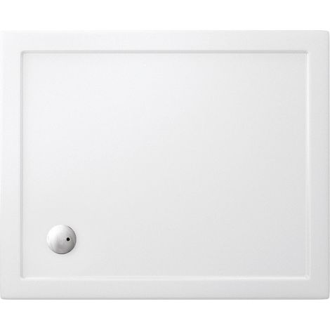 Piatto doccia rettangolare in acrilico iniettato extra strong misure l70 x p100 x h3,5 cm - confezione 1