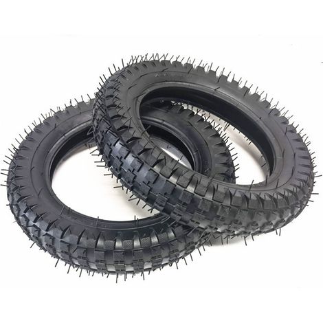Jeu Pneu et Chambre à Air 12.5x2.75, Buse Droite 12 Pouces pour MX350 MX400 (1/5)