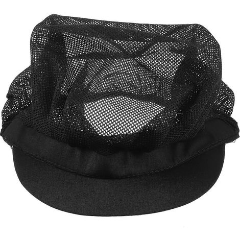 Chapeau de chef ajustable, élastique, respirant, en maille, bonnet de travail pour la cuisine-21.00X19.00X19.00CM