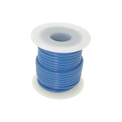Cable eléctrico flexible de color azul sección 1,5 mm² - Longitud: 7,6 metros.