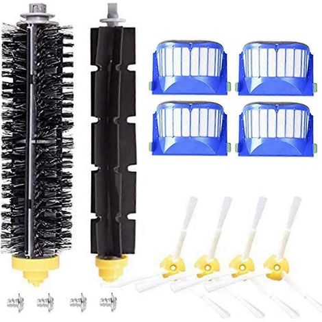 Kit de remplacement pour filtres, brosses latérales et poils flexibles pour les séries 600, 610, 620, 630, 645, 650, 655, 660, 680 et 500. (1/5)