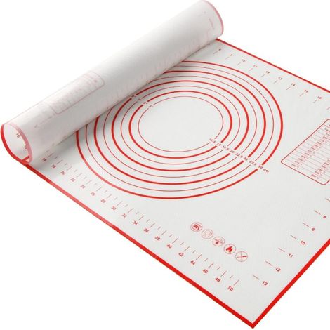 Tapis Cuisson Silicone – 61x41cm – Anti-Adhésif – Pain/Pizza – Protection Four – Réutilisable (1/5)