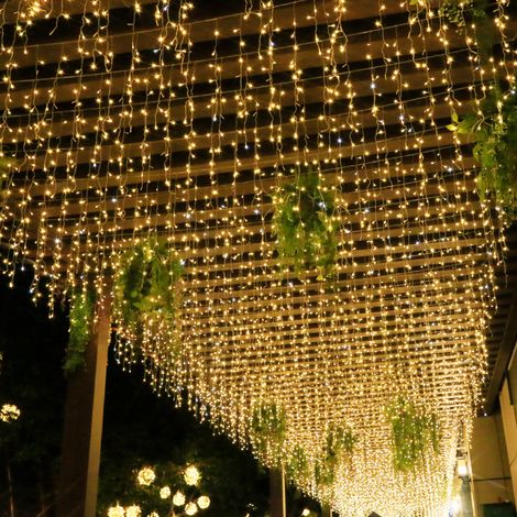 8 x 0,4 Meter bündig [15 können angeschlossen werden] Lichtleiste für den Außenbereich, Innen- und Gartenbeleuchtung (warmweiß) (1/5)