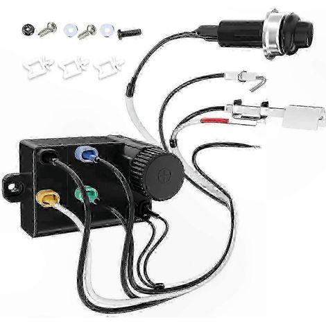 Kit d'allumage de rechange pour barbecues gaz à panneau frontal, compatible séries Spirit 220 320, pièce de remplacement fiable (1/5)