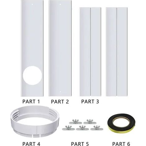 Kit finestra per climatizzatore portatile Zephir ACWS-R001