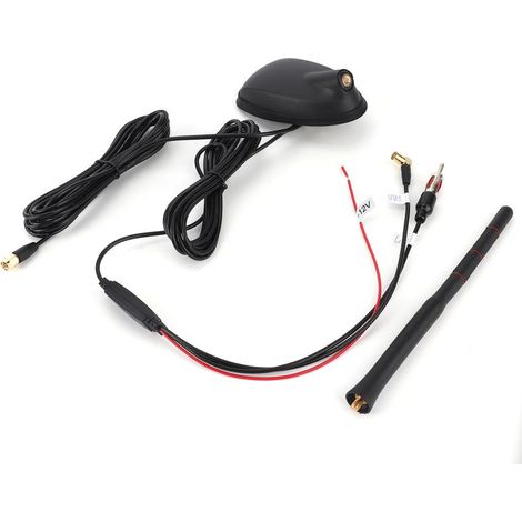 Car Dab + GPS + Antenne FM AMPLIFIEMENT AMPLIFIÉ TOP SUPEUR SUR LE TOIT IMPÉRISE UNIVERSEL (1/5)